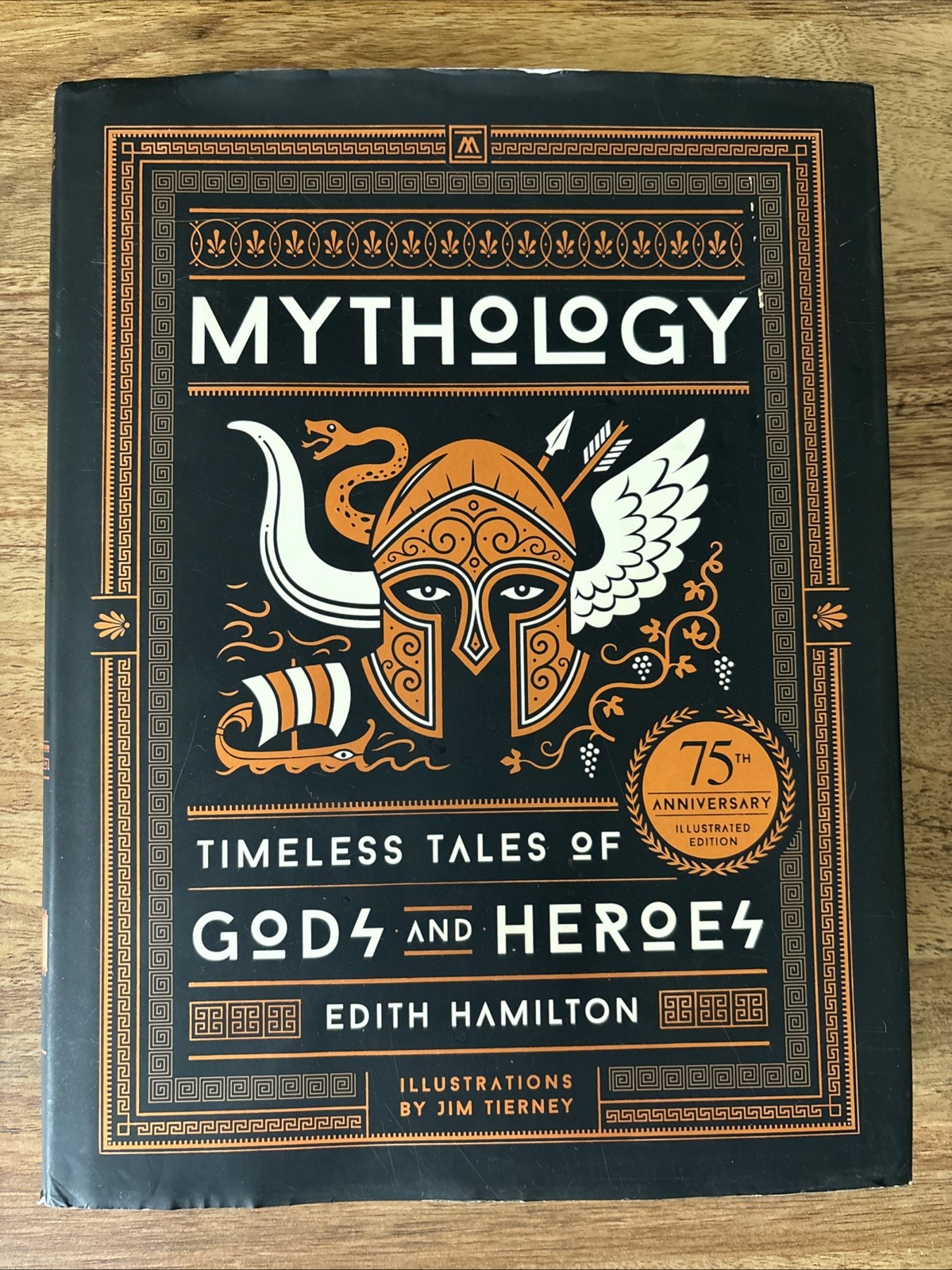 Mythology Timeless Tales of Gods Heroes Edith Hamilton HC Book 75th Anniversary