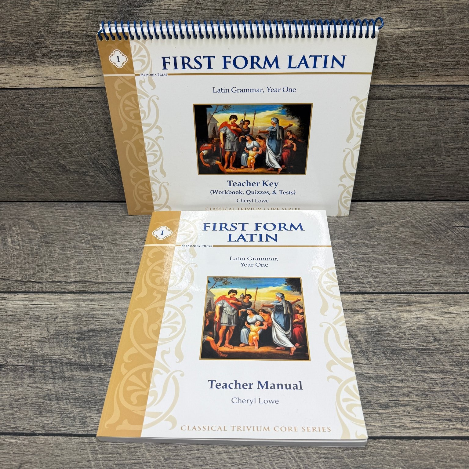 First Form Latin Teacher Key & Manual Lowe 2009 1st Ed Memoria Press Set